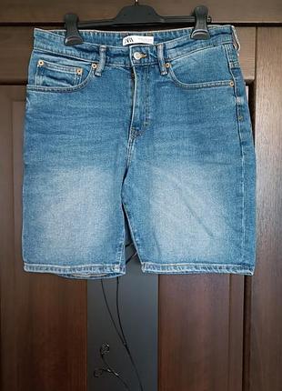 Джинсовые шорты zara