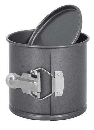 Форма з вуглецевої сталі для куліча 12х10см із затискачем та зі знімним дном ringel