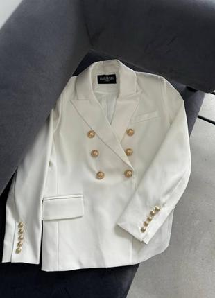 Брендовый пиджак жакет в стиле balmain