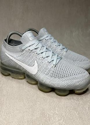 Кроссовки nike air vapormax flyknit pure platinum