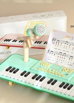 Дитячий синтезатор піаніно з мікрофоном  арт.71136 фото