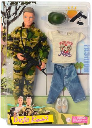 Лялька кен у військовій формі defa 8412 на, найкраща ціна