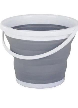 Ведро складное туристическое (силиконовое) 10л