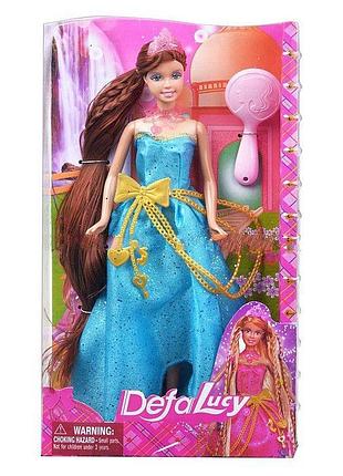 Кукла типа барби defa 8195 с аксессуарами синий