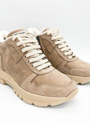 Черевики stepter 36(р) бежевий нубук 0-1-1-8639
