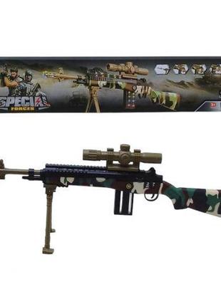 Автомат музичний "special forces" на батарейках 65 см пластик різнобарв'я