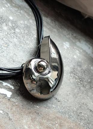 Колье-конфет в стиле zara -мушля.