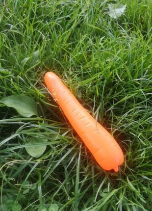 Іграшкова пластикова морква 🥕 морквина овочі фрукти іграшкові