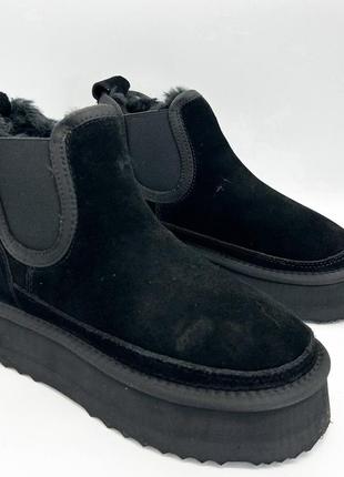 Уггі restime 36(р) чорний замшa 0-1-1-ywz-24457