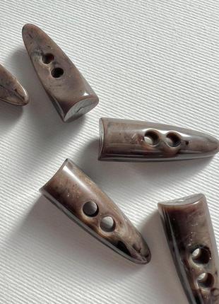 Гудзик 8/264 клевант стандарт стандарт 1шт коричневий 50/15мм пластик