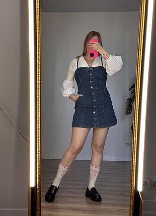 Джинсовий сарафан h&m