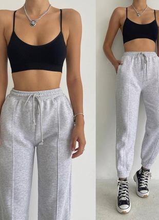 Штани спортивні, джогери на флісі5 фото