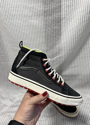 Женские высокие кеды замшевые кроссовки vans sk8