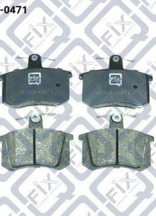 Тормозные колодки audi:80b2 ,80b3 ,80b4 ,90 ,100c3 ,100c4 ,200 ,a4b5 ,a6c4 ,a8 ,coupe ,v8 (q0930471 q-fix)