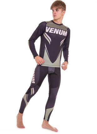 Комплект компрессионный мужской vnm 9522-9622 l зелено-черный (06508262), fdso