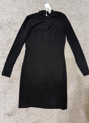 Платье мини h&m сияющее