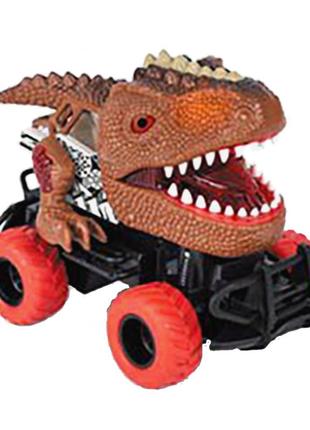 Машинка на радиоуправлении 068-17, батарейки, световые эффекты коричневый