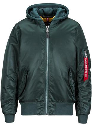 Куртка alpha industries ma-1 natus зелена, s