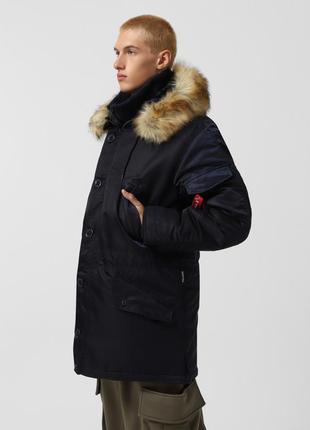 Чоловіча зимова куртка-парка adventure parka, синий, s