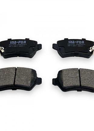 Задні гальмівні колодки opel astra g / zafira a / астра г / зафіра а