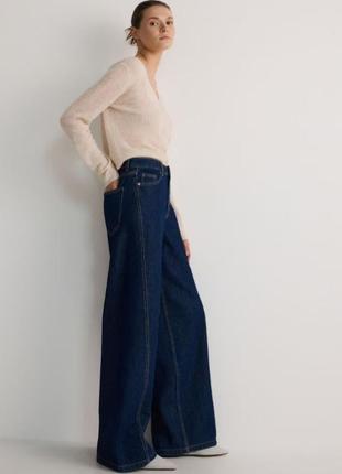 Роскошные джинсы палаццо широкие трубы wide leg lee оригинал