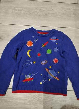 Светр кофта планети зоряне небо