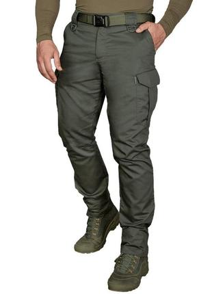 Тактичні штани camotec patrol pro olive, військові штани, штани армійські олива, чоловічі штани тактичні2 фото