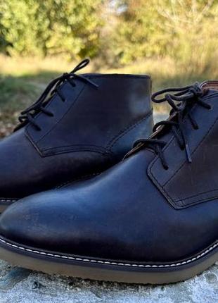 Мужские кожаные ботинки, ботинки clarks