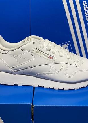 Женские кожаные кроссовки reebok classic leather