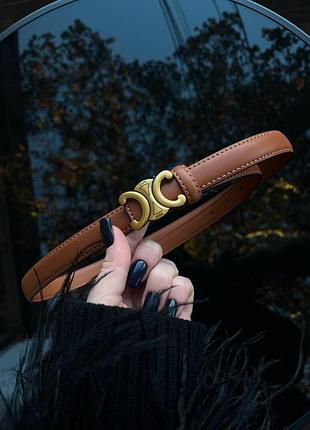 Женский кожаный ремень в стиле селин celine