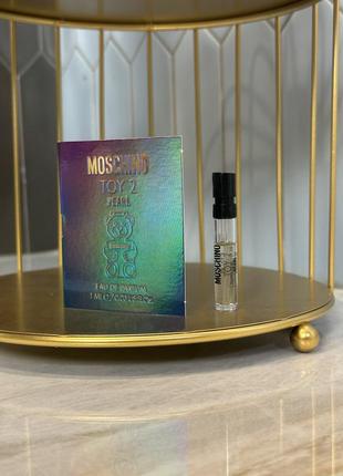 Оригинальный пробник мини moschino toy 2 pearl унисекс парфюмированная вода свежий аромат