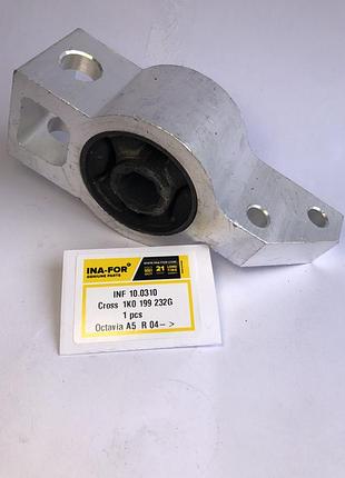 Сайлентблок переднього важеля задній правий vw golf 5 / caddy 3 / jetta / гольф / кадді / джетта