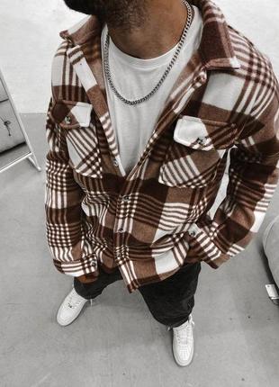 Мужская теплая рубашка/кофта на осень на зиму для прогулок