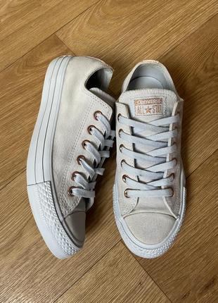 Кеды кожаные converse all star размер 37.5