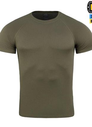 M-tac футболка реглан потовідвідна summer olive, чоловіча літня футболка, армійська футболка олива військова2 фото