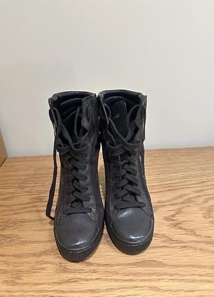 Кроссовки puma на каблуке (36 размер)