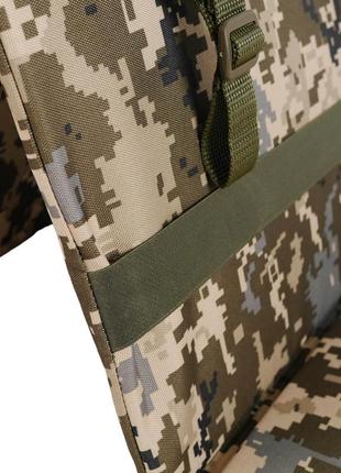 Каремат-коврик тактический раскладной всу 4 секции военный пиксель армейский каремат для сидения каремат9 фото