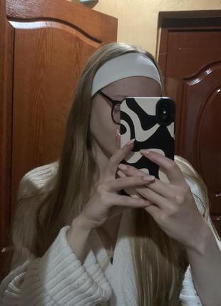 Повязка на голову, молочная повязка, головные уборы, повязка в стиле old money