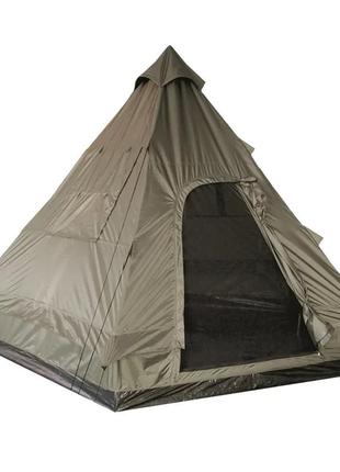 Палатка tent 4-person mil-tec "tipi" pyramid olive