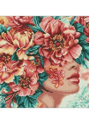 Алмазна мозаїка "романтика квітів", (30х40 см.)
