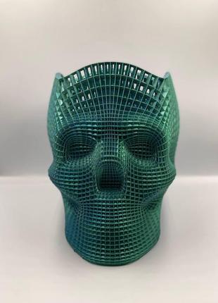 3d ваза череп-хамелеон