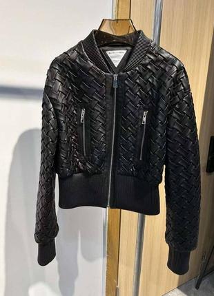 Куртка черная коричневая серая sml  botteg