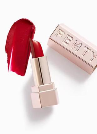 Мини помада fenty icon semi-matte lipstick топового оттенка the mvp