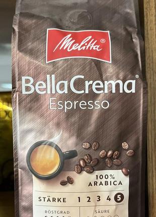 Кофе в зернах melitta bella crema espresso 0,5 кг