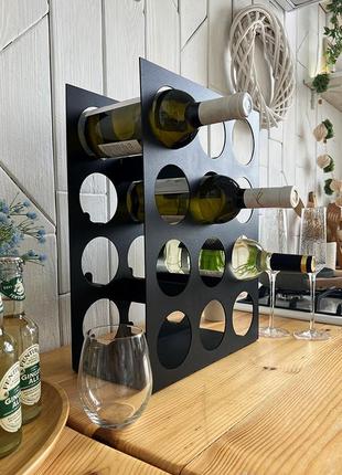 Подставка для вина nc home прямая на 12 бутылок