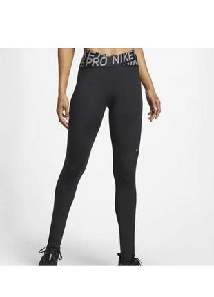 Чорні спортивні лосини від nike pro розмір m лосины лосіни
