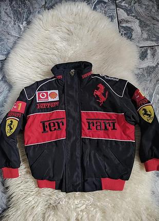 Куртка бомбер винтаж ferrari формула 1