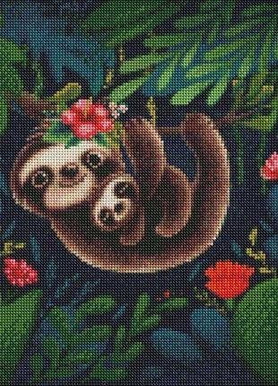 Алмазна мозаїка "тропіки" 40х40 см