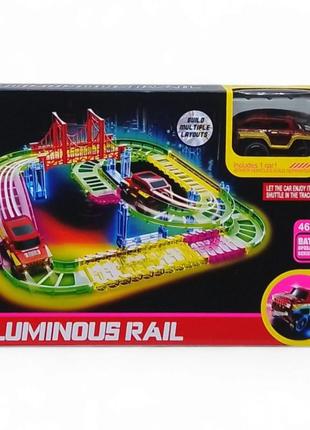 Трек magic track lumimous rail 46 элементов 888-129