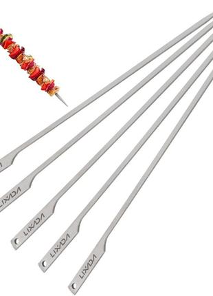 Шампуры титановые для шашлыков lixada 5шт.